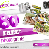 MYPIX : Sign up and get 80 free prints !